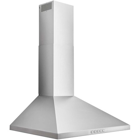 Broan-Nutone Broan 30-in. Classic Pyramid Chimney Range Hood with 450 CFM and LED Lighting BWP2304SS